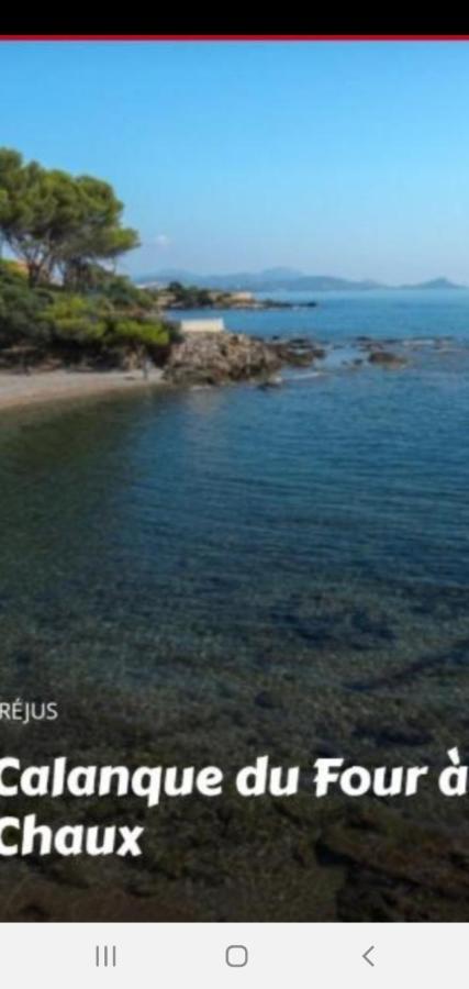 T2 Bord de mer avec jardin Saint Aygulf Exteriör bild